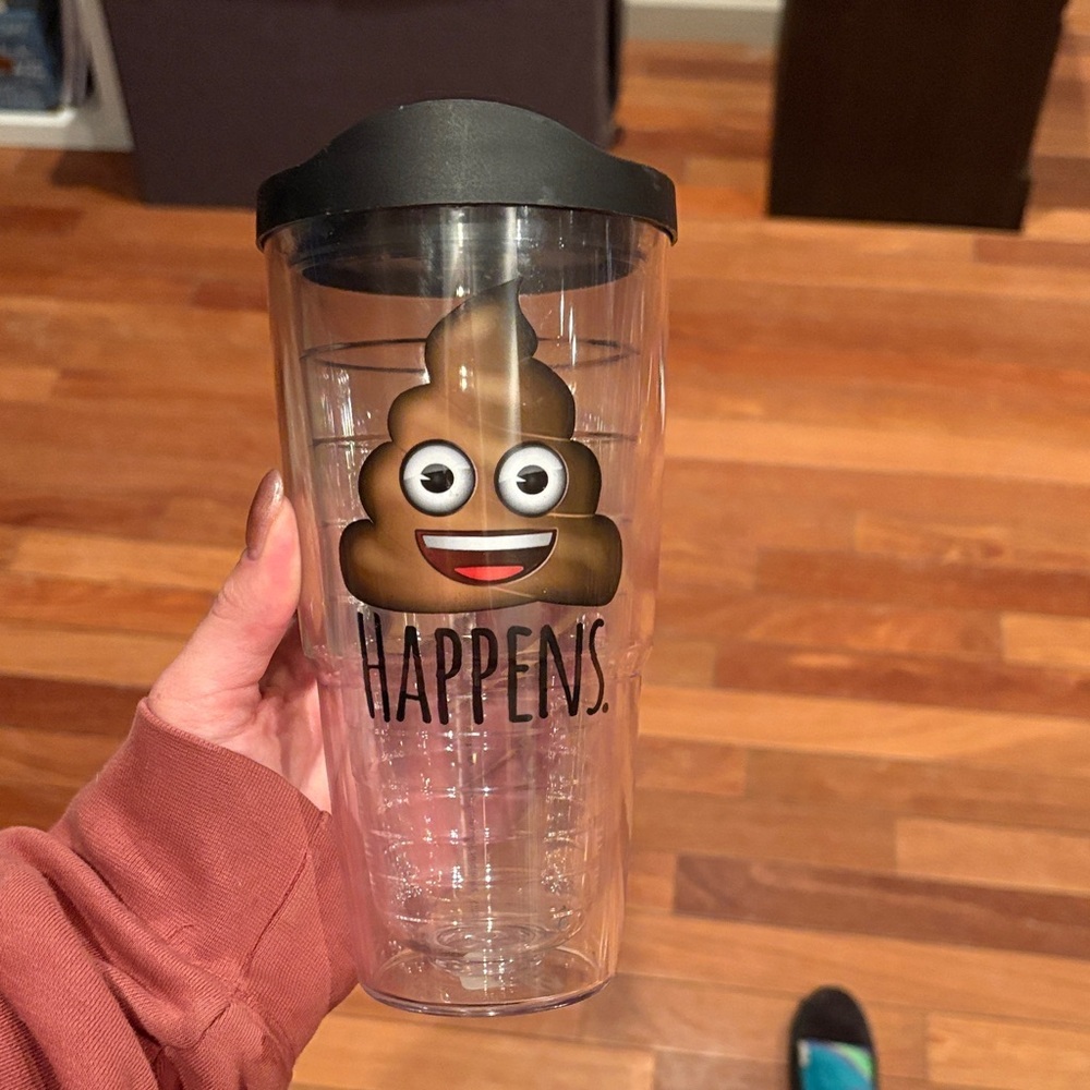 Tervis “Sh*t Happens” Poop Emoji Tumbler 24 oz w/ Lid